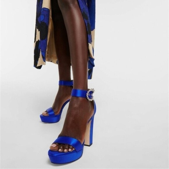 Jimmy Choo Mionne 120 Platforms with Crystal buckle - Picture 7 of 7